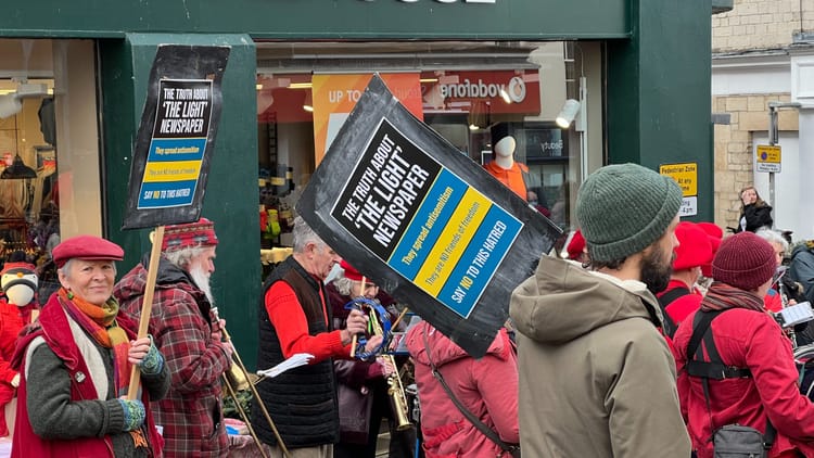 Jewish residents of Stroud mark Holocaust Memorial Day and challenge antisemitism on streets of Stroud